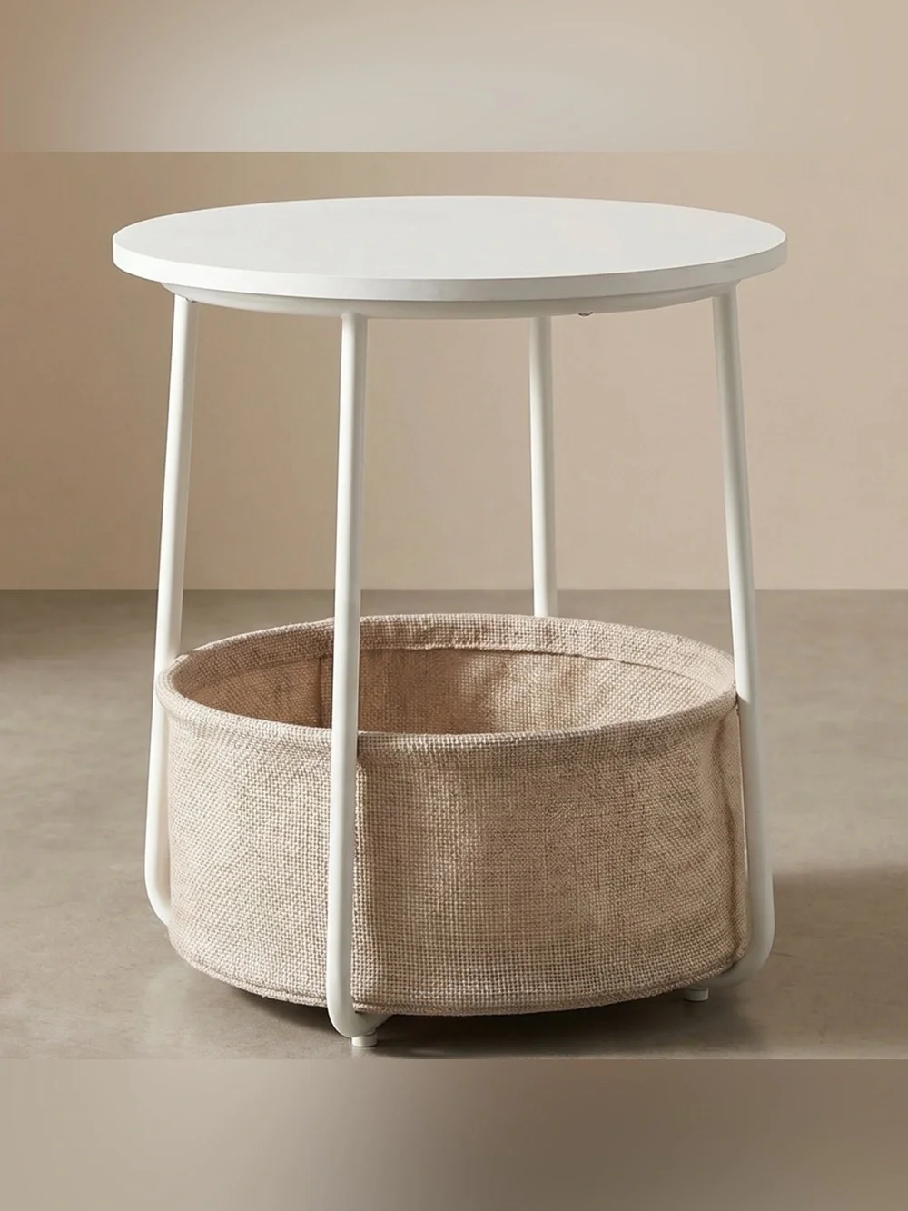 Target Side Table with Storage Round End Tables Living Room Small Spaces Bedroom
